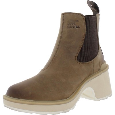 Женские ботинки челси из коричневой кожи Sorel Womens Hi Line 9 Medium (B,M) BHFO 9693