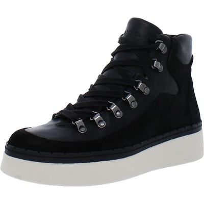 

Женские черные повседневные и модные кроссовки Vince Soren 6.5 Medium (B,M) BHFO 4213, Black leather, Soren