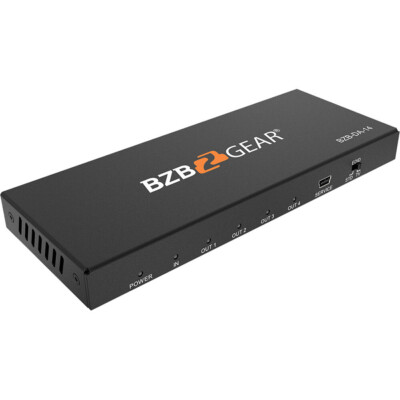 BZB GEAR BZB-DA-14 4-портовый 4K HDMI 60 Гц HDCP 2.2 сплиттер/распределительный усилитель