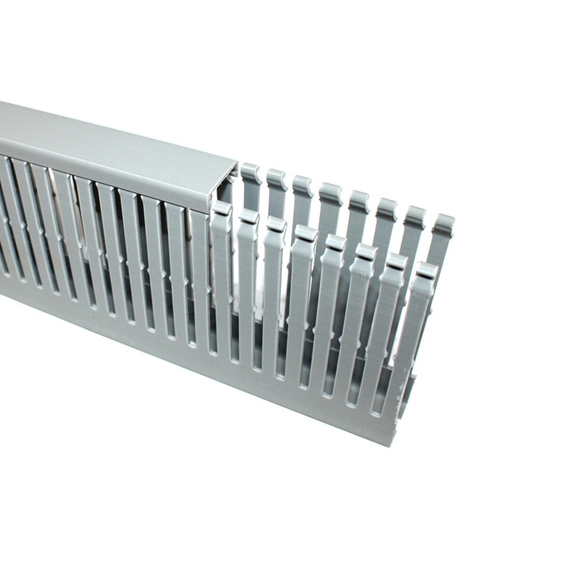 Bocchiotti B01148 Verdrahtungskanal T1-Ef 25x100 Grau 8x 2 Meter