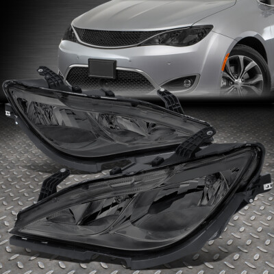 Для 17-23 Chrysler Pacifica Voyager OE Стильные фары с дымчатыми линзами