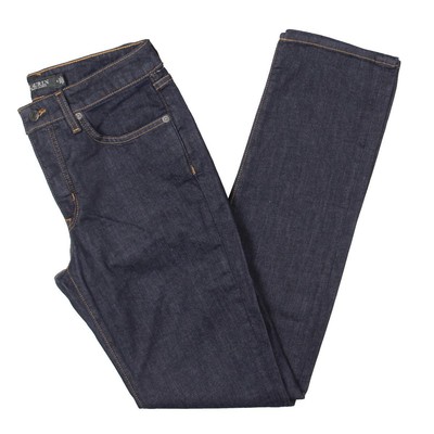 Lauren Ralph Lauren Womens Blue Mid Rise Demin Straight Leg Jeans 8 BHFO 4774
