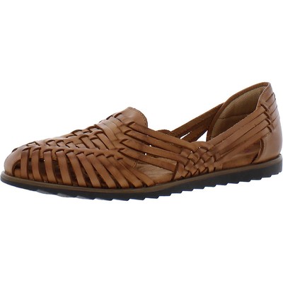 

Женские коричневые кожаные сандалии Comfortiva Huarache 9, средний (B,M) BHFO 8334, Saddle, BHFO
