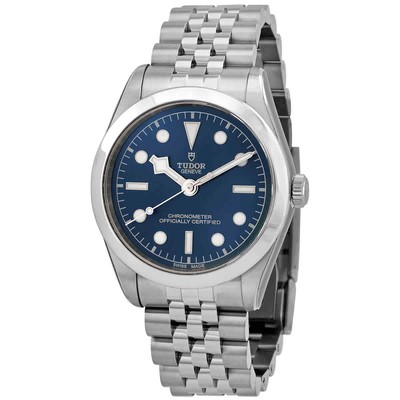 Pre-owned Tudor Black Bay 36 Automatic Chronometer Blue Dial Unisex Watch M79640-0002