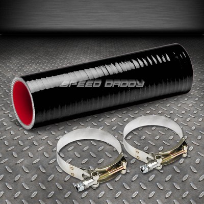 Прямая труба турбонаддува/впуска/интеркулера 2,5 X 8, Силиконовый соединительный шланг + Т-образные зажимы