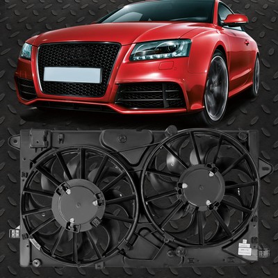 ДЛЯ 11-17 REGAL IMPALA 3.6L 2.4L OE STYLE ДВОЙНОЙ ВЕНТИЛЯТОР ОХЛАЖДЕНИЯ РАДИАТОРА GM3115250