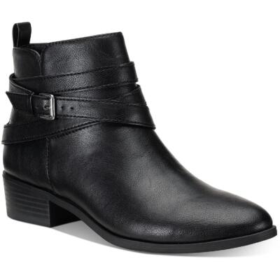 Sun + Stone Womens Saandisp Black Ankle Boots Shoes 11 Medium (B,M) BHFO 2293