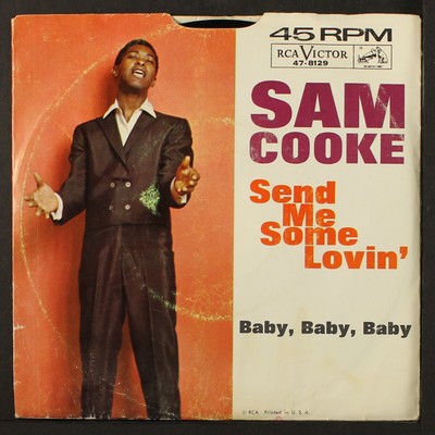 SAM COOKE: send me some lovin' / baby, baby, baby RCA 7'' Single 45 RPM