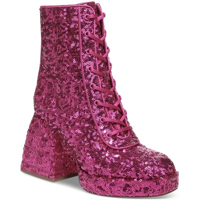 Женские ботинки до середины икры Kia розового цвета Circus by Sam Edelman 11 Medium (B,M) BHFO 8577