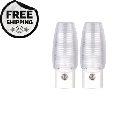 3.47 in. Plug-In Incandescent Automatic Dusk to Dawn Warm White LED Night Light