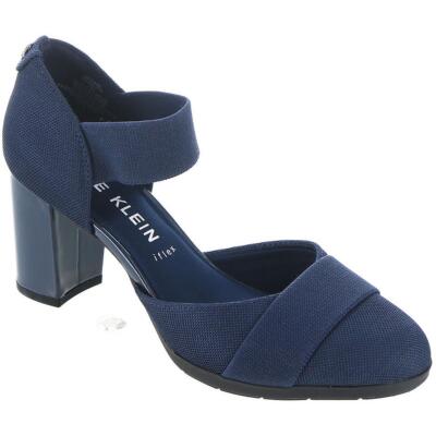 

Женские комфортные туфли-лодочки Anne Klein Cain с эластичным ремешком на щиколотке BHFO 6630, Navy, Cain