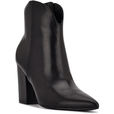Женские ботильоны Ghost из черной замши Nine West Womens 6.5 среднего размера (B,M) BHFO 9719