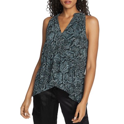 

1.Зеленая женская блузка State Wild Thing со змеиным принтом и шипами, топ  BHFO 8597, Pine grove