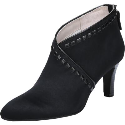 

LifeStride Женские черные ботильоны Giada 6,5 Средний (B,M) BHFO 3943, Black microsuede