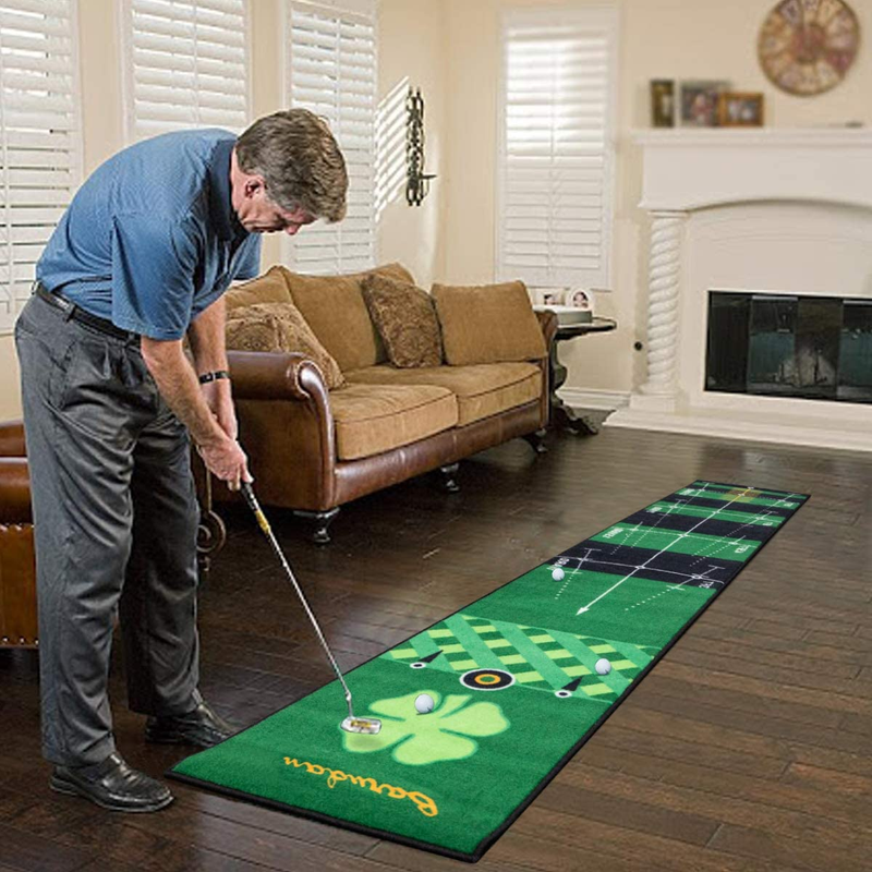 Putting Green/Mat for Home Use - 9.8'X1.6' Indoor Outdoor Pu