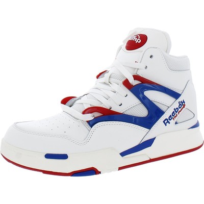 

Мужские кроссовки Reebok Omni Zone II для фитнеса, баскетбола, тренажерного зала, BHFO 4457, Chalk/vector blue/vector red, Pump Omni Zone II