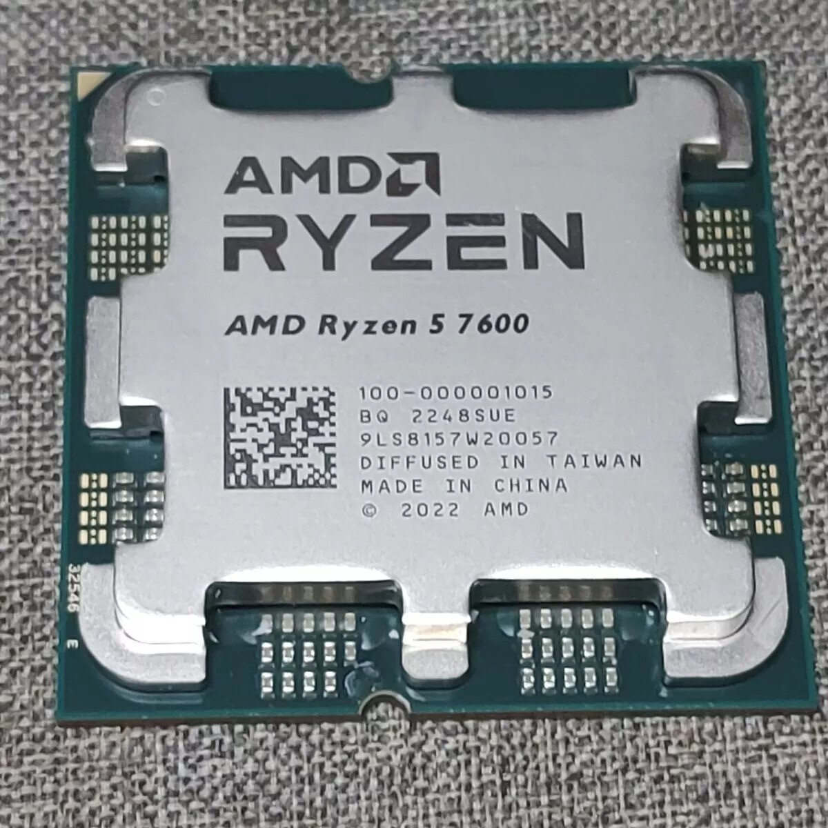AMD Ryzen 5 7600 CPU 6Cores 12Threads Processors SocketAM5 65W