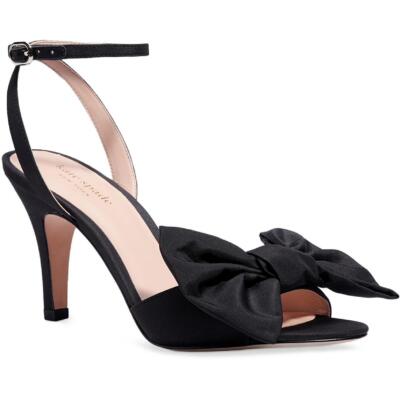 

Женские туфли на каблуке с открытой пяткой Kate Spade Gloria Black 11 Medium (B,M) BHFO 8478, Черный