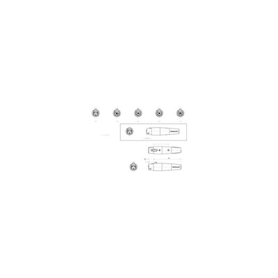 Switchcraft 3-контактный разъем для крепления кабеля XLRF, малый гибкий, серебряные контакты / никель