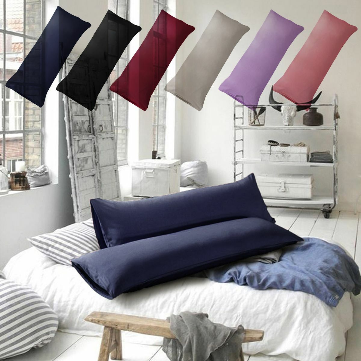 Case Cover Soft Microfiber Long Pillowcases 2023