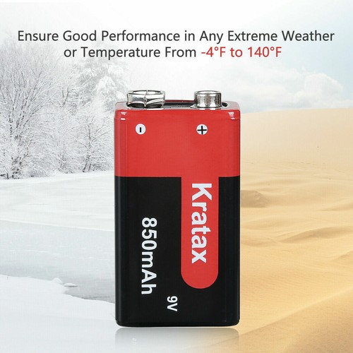 850mAh 9v rechargeable battery li-ion 9 Volt Lithium Batteries 6f22 9v block LOT