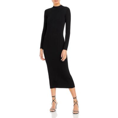 

Musier Paris Женское длинное вечернее платье-футляр с вырезом BHFO 5429, Черный