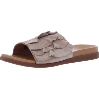 Повседневные шлепанцы Vionic Womens Roni из замши на плоской подошве BHFO 3355