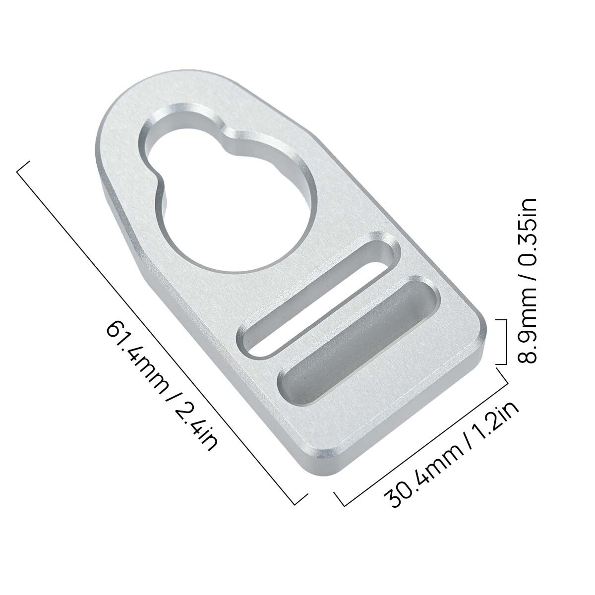 2PCS Aluminum Strap Replacement Buckle Clip Compatible Kayak Seat For Emotion