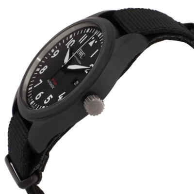 Pre-owned Iwc Schaffhausen Iwc Pilot's 41 Automatic Black Dial Men's Watch Iw3269-06