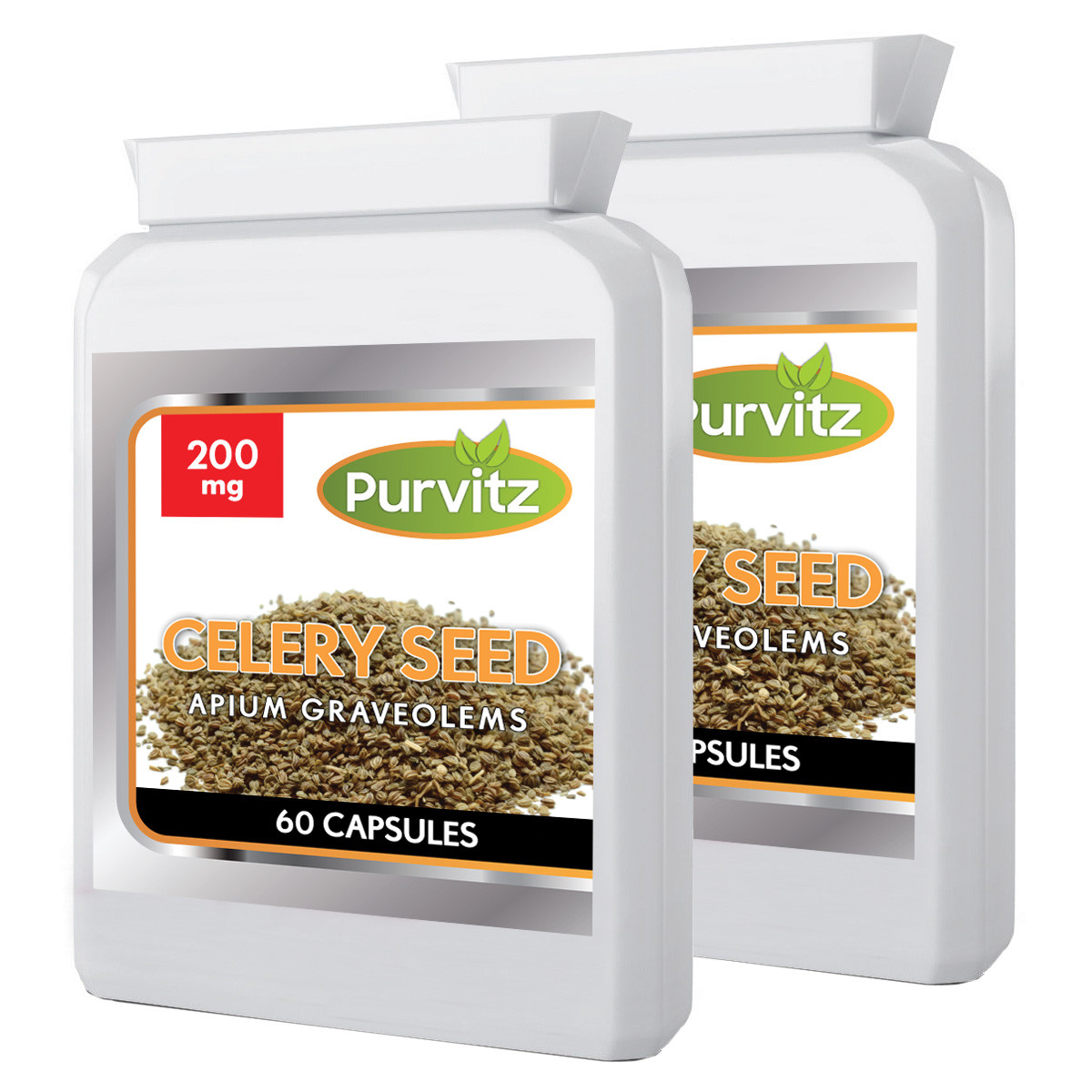 Celery Seed 120 Capsules Extract Urinary Antiseptic Blood Pressure Gout