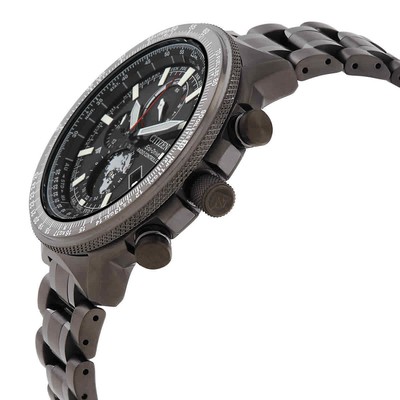 Pre-owned Citizen Promaster World Time Men's Watch By3005-56g