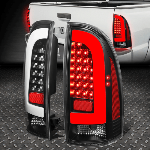 [3D LED TUBE BAR] ДЛЯ 05-15 TOYOTA TACOMA TAIL Brake LIGHT СТОЯНОЧНЫЕ ФОНАРИ ЧЕРНЫЙ