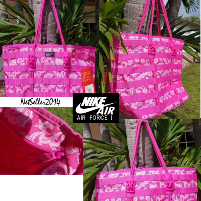 UNISEX Nike AF 1 Air Force 1 One Tote Bag Shoulder Bag Casual Pink BA6346 677 eBay