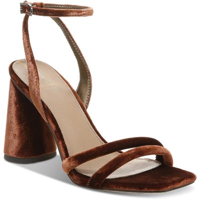 Sam Edelman Womens Kia Brown Heel Sandals Shoes 9.5 Medium (B,M) BHFO 9157