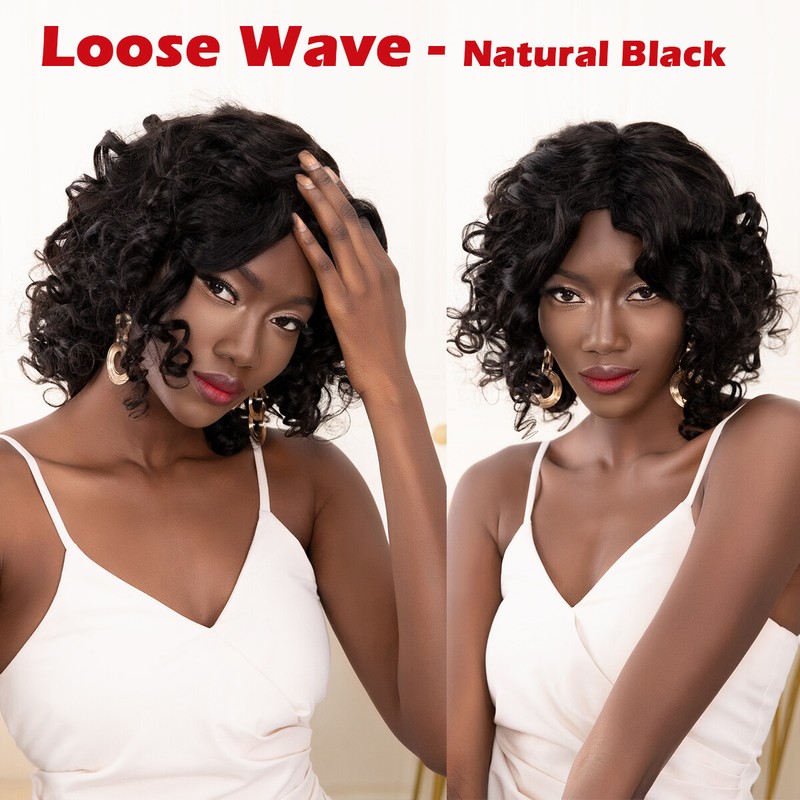 Full Wigs Deep Curly Wave Real Human Hair Wigs 150% Density Full Machine Made