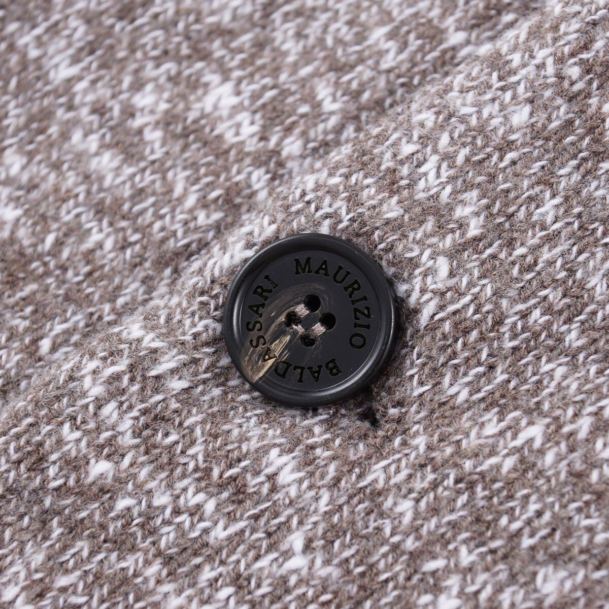 Pre-owned Maurizio Baldassari F/w 24-25 Wool Cardigan Sweater-blazer M (eu 50) Swacket In Brown