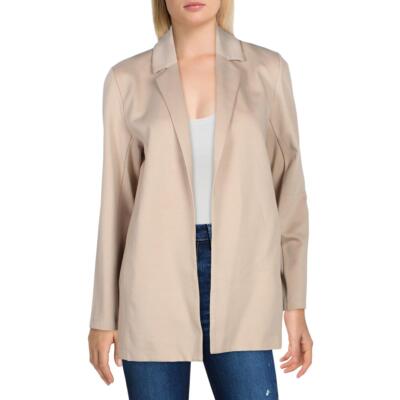 

Eileen Fisher Womens Tan Tencel Notch Collar Business Blazer Jacket  BHFO 9309