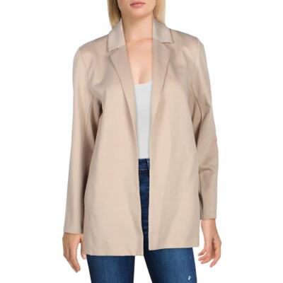 Eileen Fisher Womens Tan Tencel Notch Collar Business Blazer Jacket L BHFO 9309