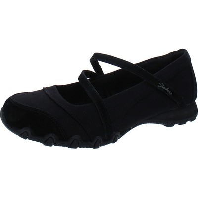 

Женские байкерские кроссовки Skechers — комфортные туфли Мэри Джейн с замшевой отделкой BHFO 4313, Черный, Bikers - Get Up