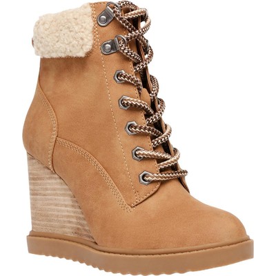 

Женские ботильоны Dolce Vita Sherman Tan на танкетке 9,5 средний (B,M) BHFO 7535