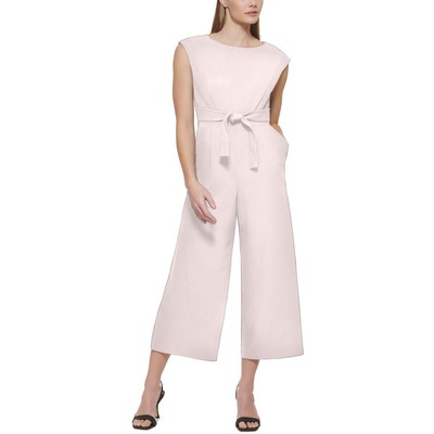 

Женский розовый комбинезон без рукавов с завязками на талии Calvin Klein  BHFO 9476, Petal