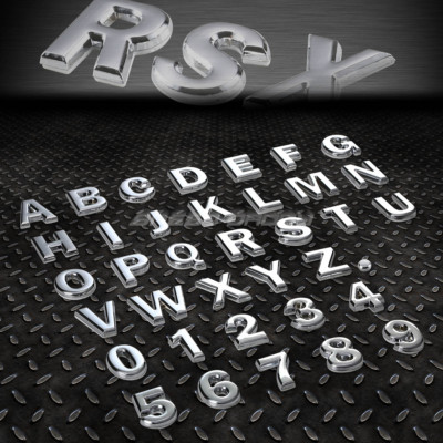 МЕТАЛЛИЧЕСКАЯ РЕШЕТКА БАГАЖНИКА, ЭМБЛЕМА, НАКЛЕЙКА С ЛОГОТИПОМ, ЗНАЧОК ИЗ ПОЛИРОВАННОГО ХРОМА, ТЕКСТОВАЯ НАДПИСЬ A-Z/0-9