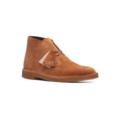 Clarks Men's Desert Boot Ginger Hairy 26168531 Brown SZ 7-15