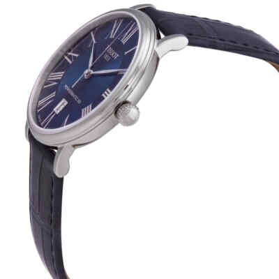 Pre-owned Tissot Carson Automatic Blue Dial Men's Watch T122.407.16.043.00