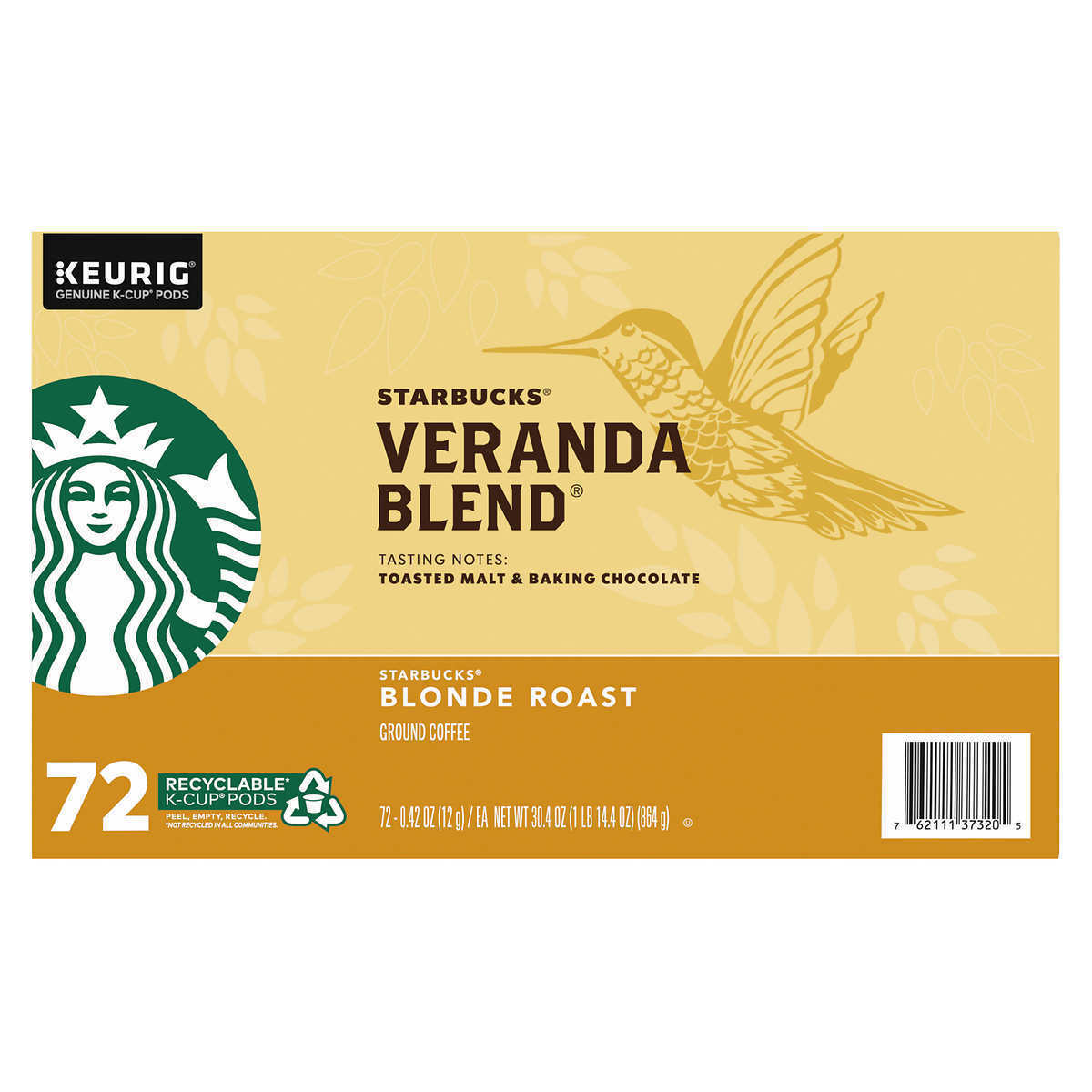 starbucks blonde roast k cup coffee pods