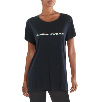 

Женская рубашка для сна Hue Vacation Forever Black из модала, домашняя одежда  BHFO 5052, Черный