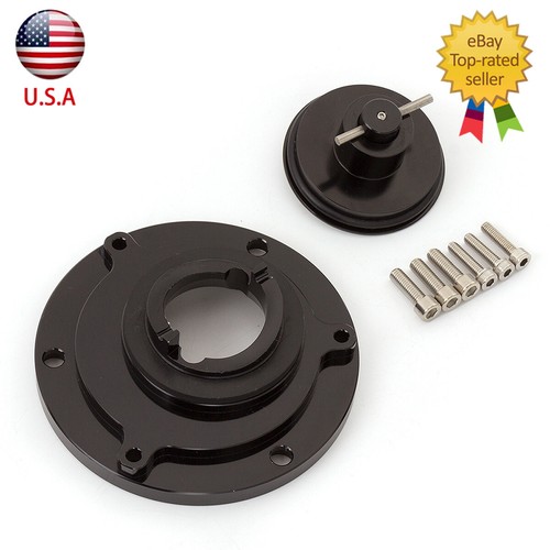 For Triumph Daytona 675 2006-2008 CNC Gas Cap Tank Fuel Cover Oil Filler Black