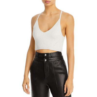 

Rag - Bone Женский вязаный топ в рубчик Укороченный топ без рукавов BHFO 2940
