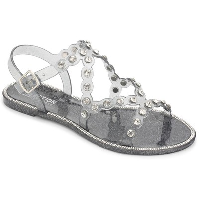 Kenneth Cole Reaction Womens Dahlia Strappy Jelly Sandals Shoes BHFO 8881