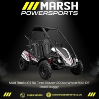 Mud Rocks GT80 Trail Blazer 200cc White Midi Off Road Buggy - Order NOW